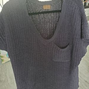 Chunky cable knit sweater